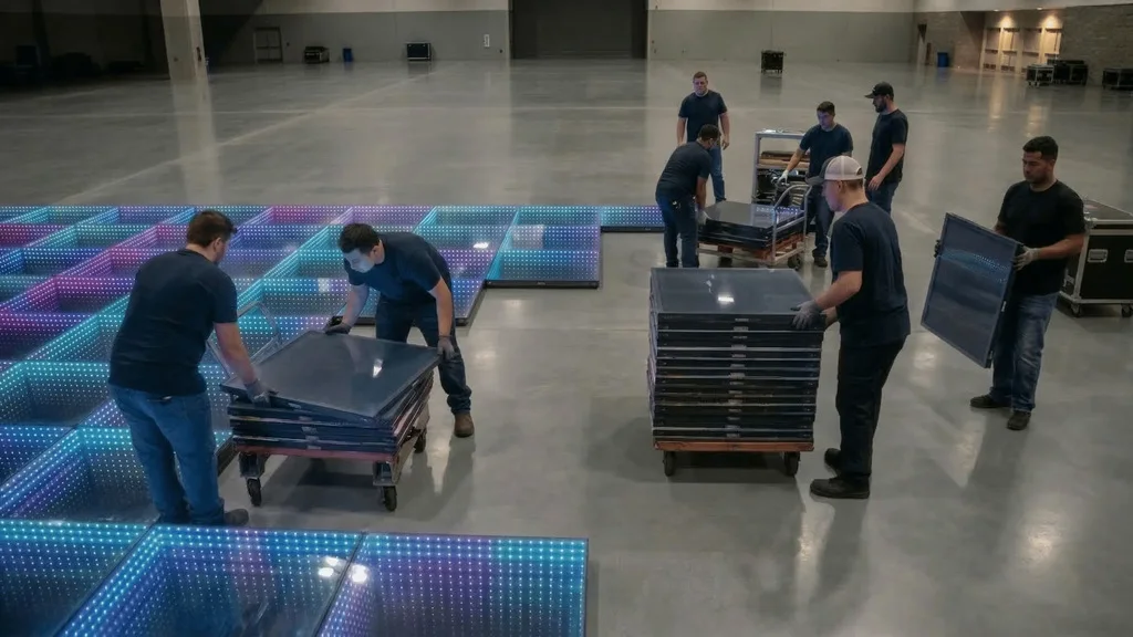Custom LED Dance Floor: OEM/ODM Guide illustration from DanceFloorLED