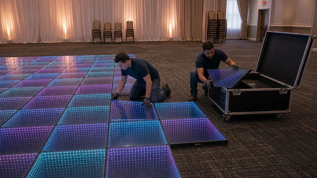 How to Start an LED Dance Floor Rental Business illustration from DanceFloorLED