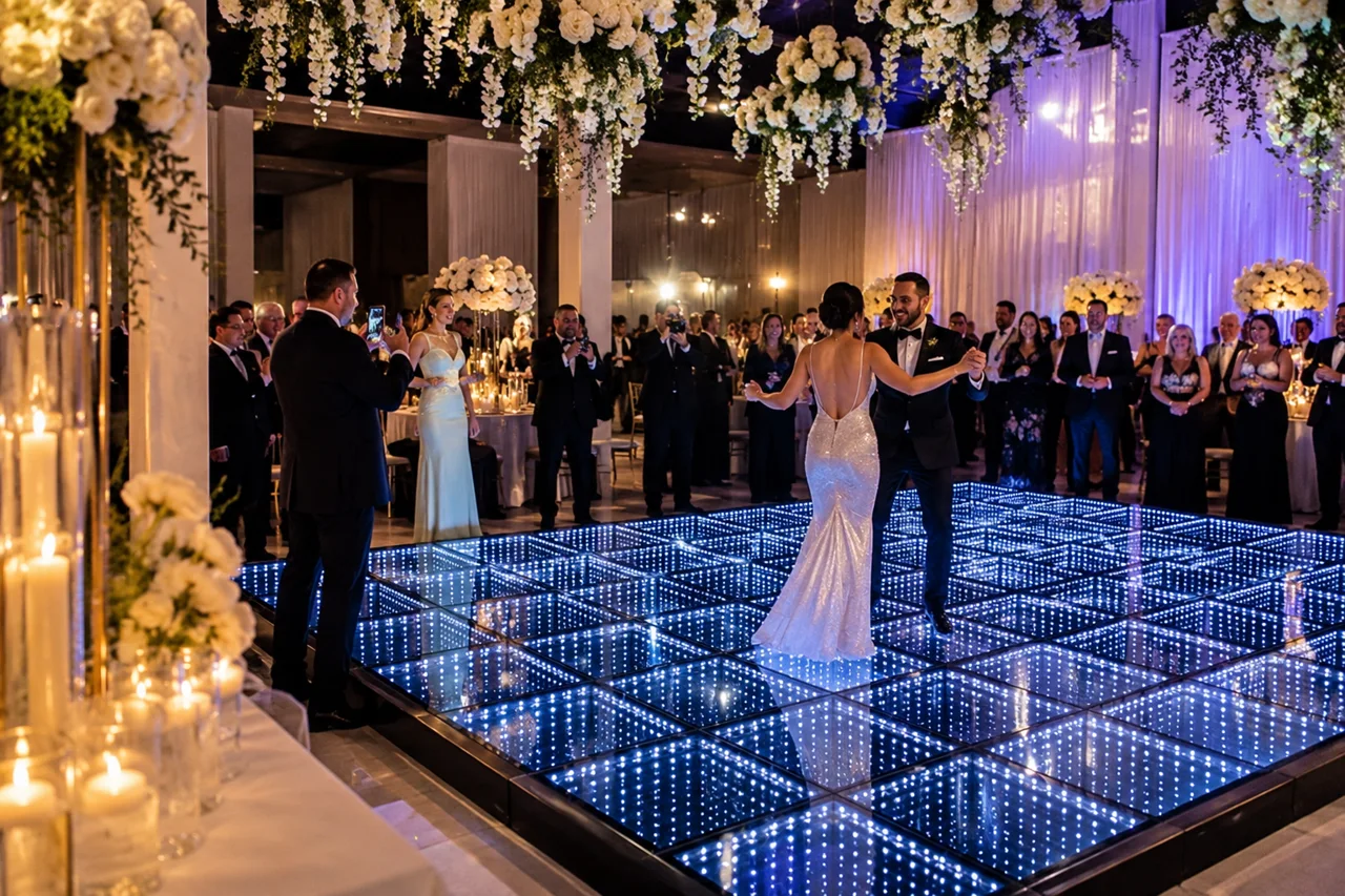 3D Abyss LED Dance Floor ROI illustration from DanceFloorLED